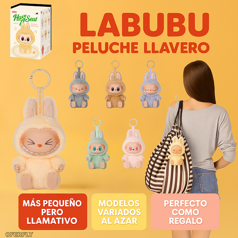 Labubu Peluche Llavero Colección Figura 1