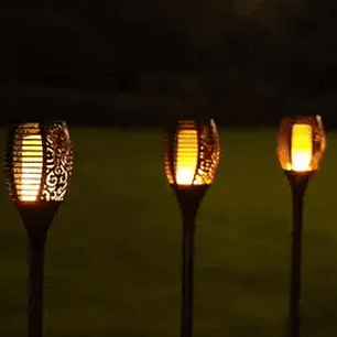 Pack De 4 Antorchas Solar 58cm