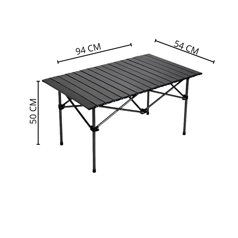 Set para  Camping Juego de mesa con 4 sillas  2