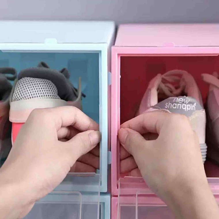 6 Organizadores Zapato Cajones Apilable 2