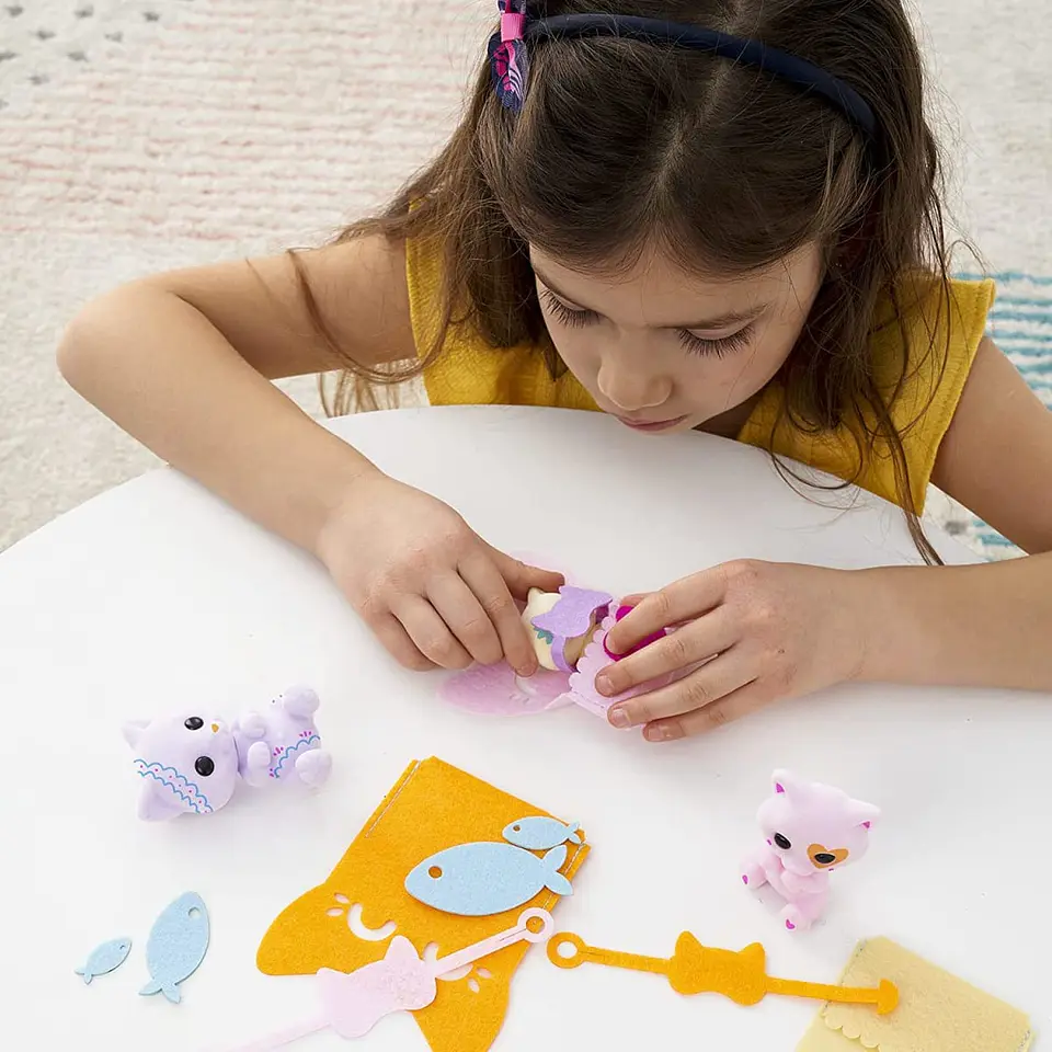Familia de Gatos para Pintar y Lavar 5