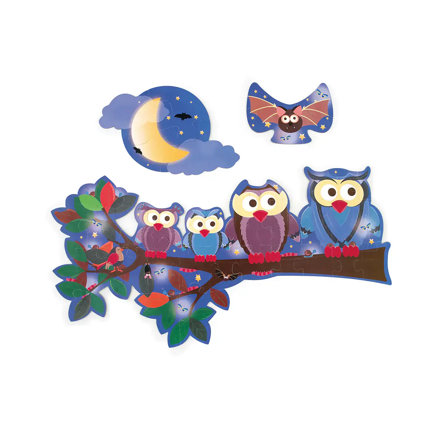 Puzzle Doble con Forma de Búho 39 pcs. 3