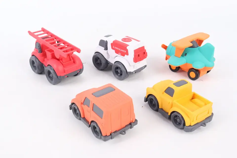Set 5 Vehículos de Bioplástico 4
