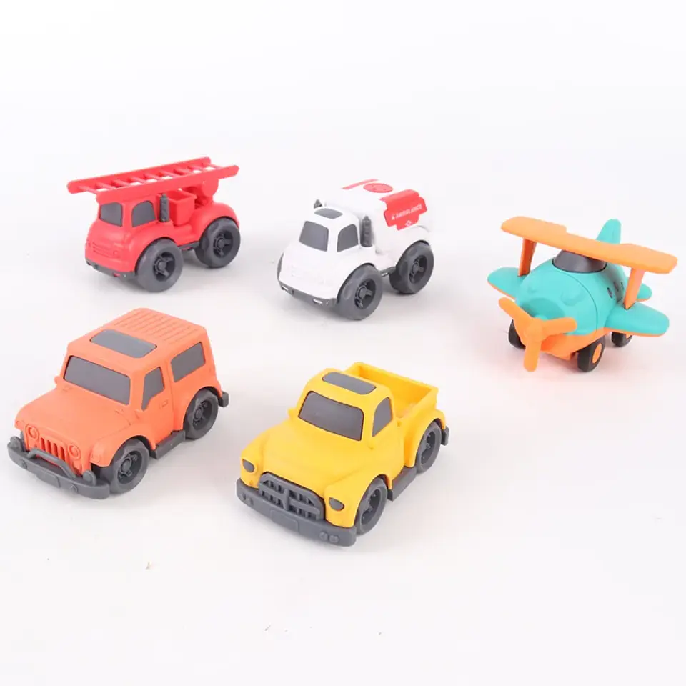 Set 5 Vehículos de Bioplástico 2
