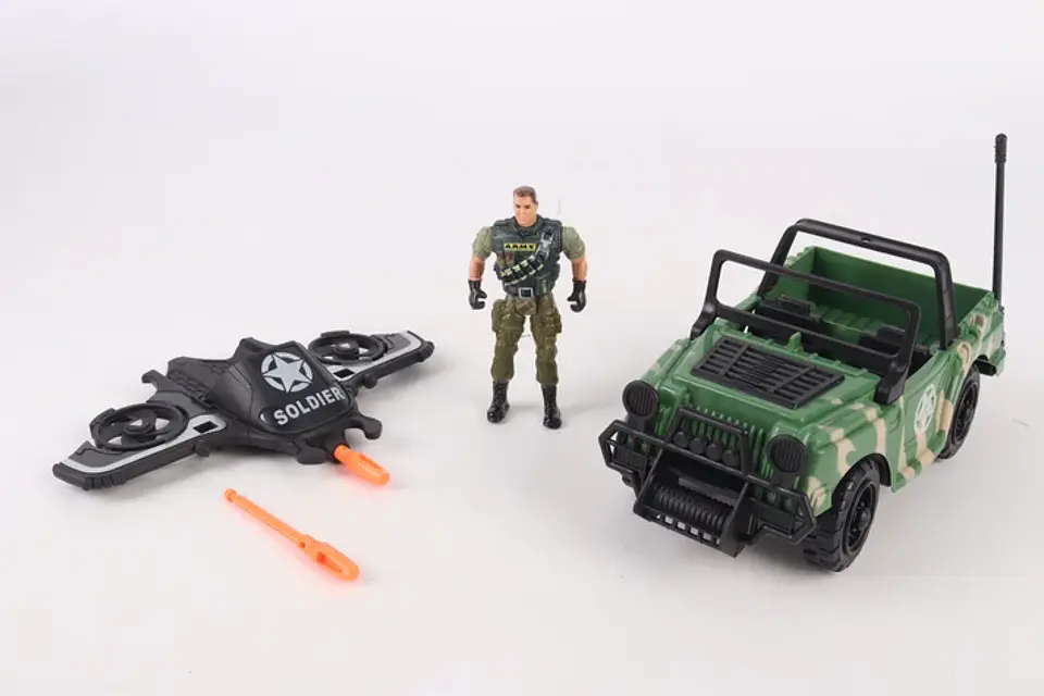 Auto Militar con Lanzaproyectiles 3