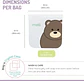 Pack de 4 Bolsas Reutilizables para Snacks - Miniatura 6
