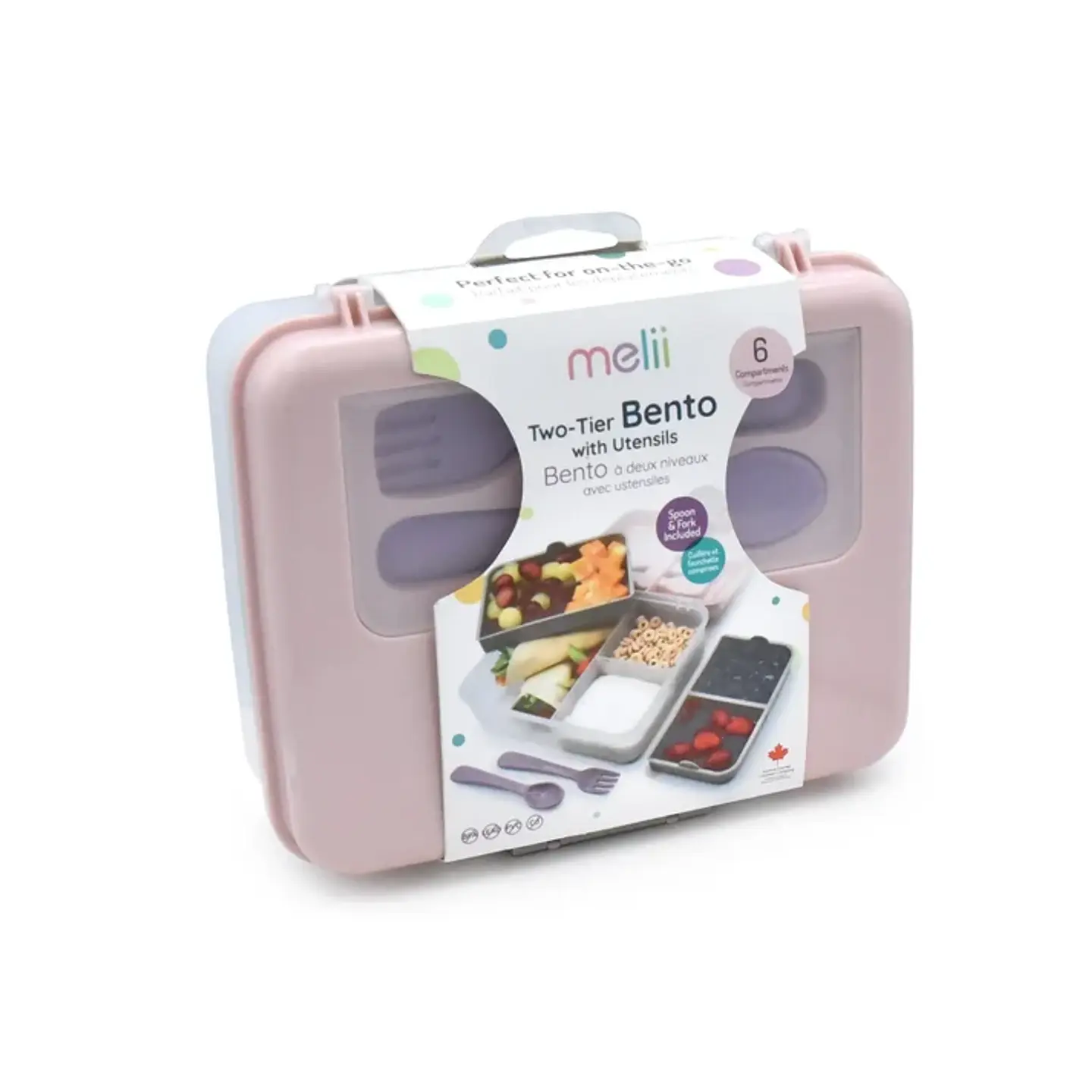 Lonchera Bento Box con Cubiertos 5