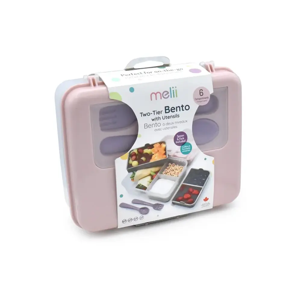 Lonchera Bento Box con Cubiertos 5
