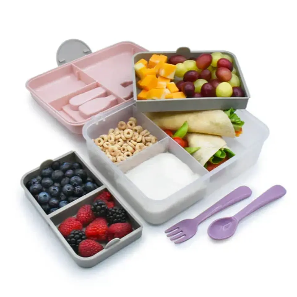 Lonchera Bento Box con Cubiertos 7