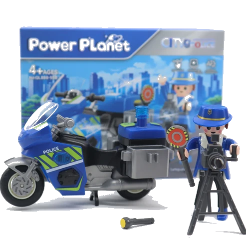 Set Motocicleta con Figura Coleccionable