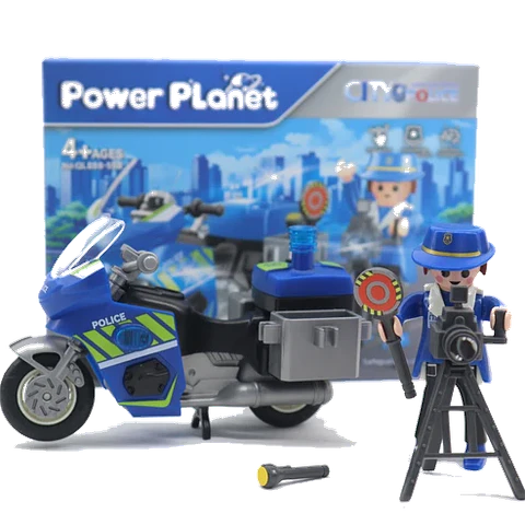 Set Motocicleta con Figura Coleccionable