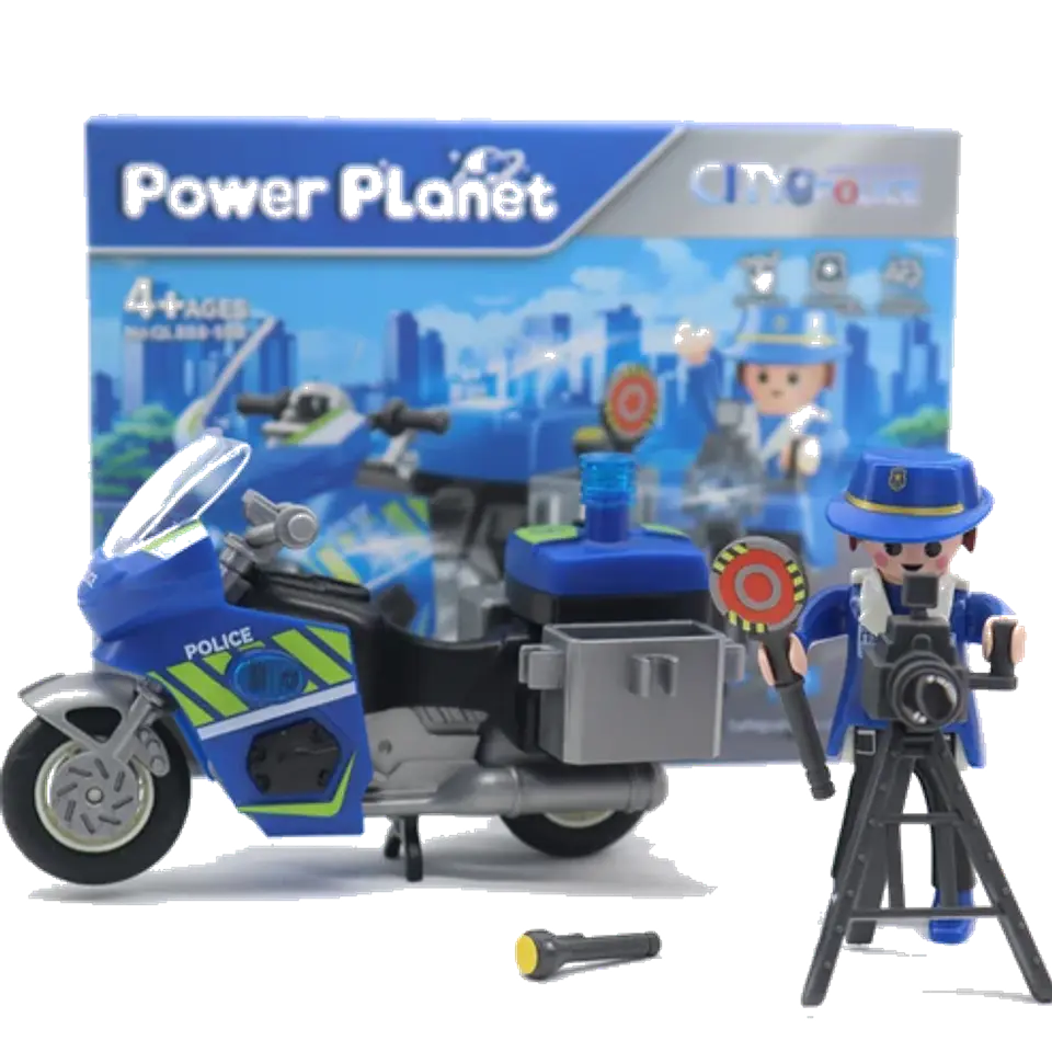 Set Motocicleta con Figura Coleccionable 1