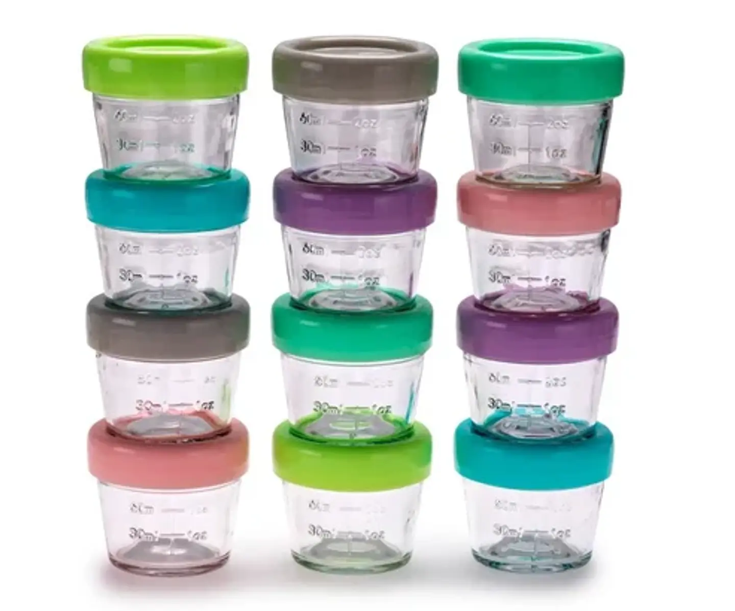 Pack de Contenedores de Vidrio 118 ml  3