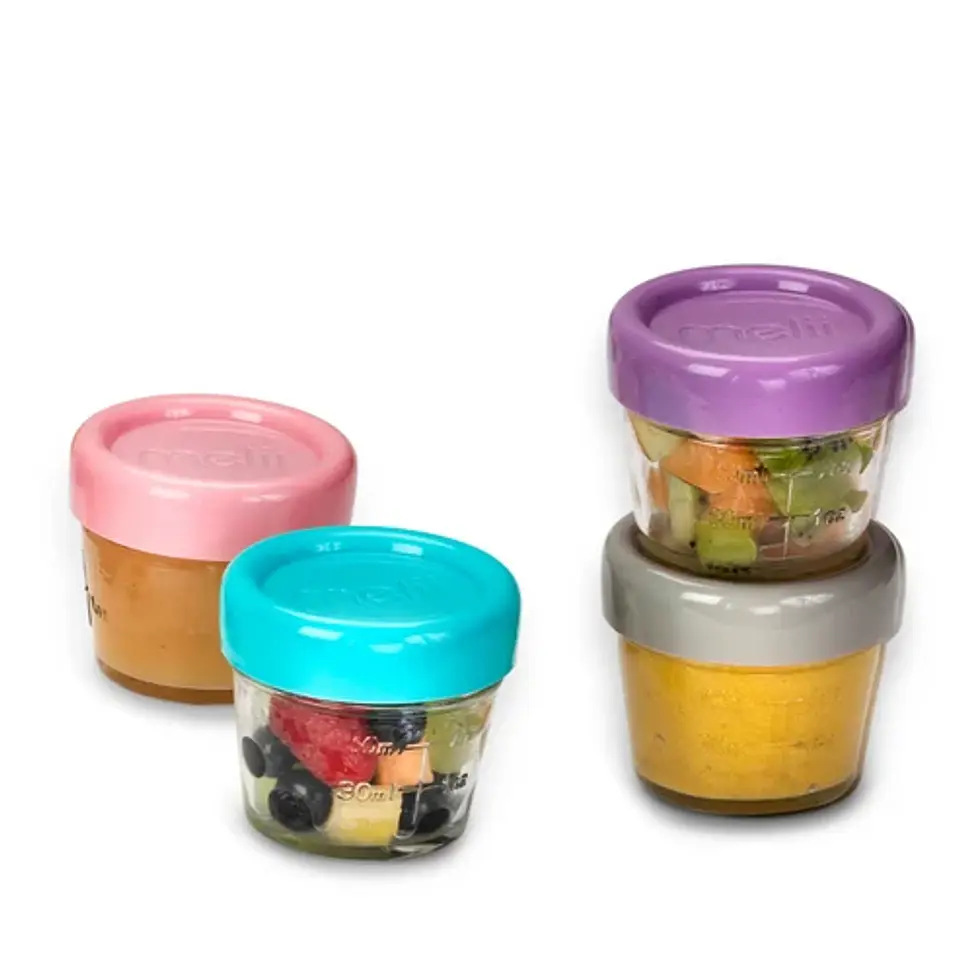 Pack de Contenedores de Vidrio 118 ml  6