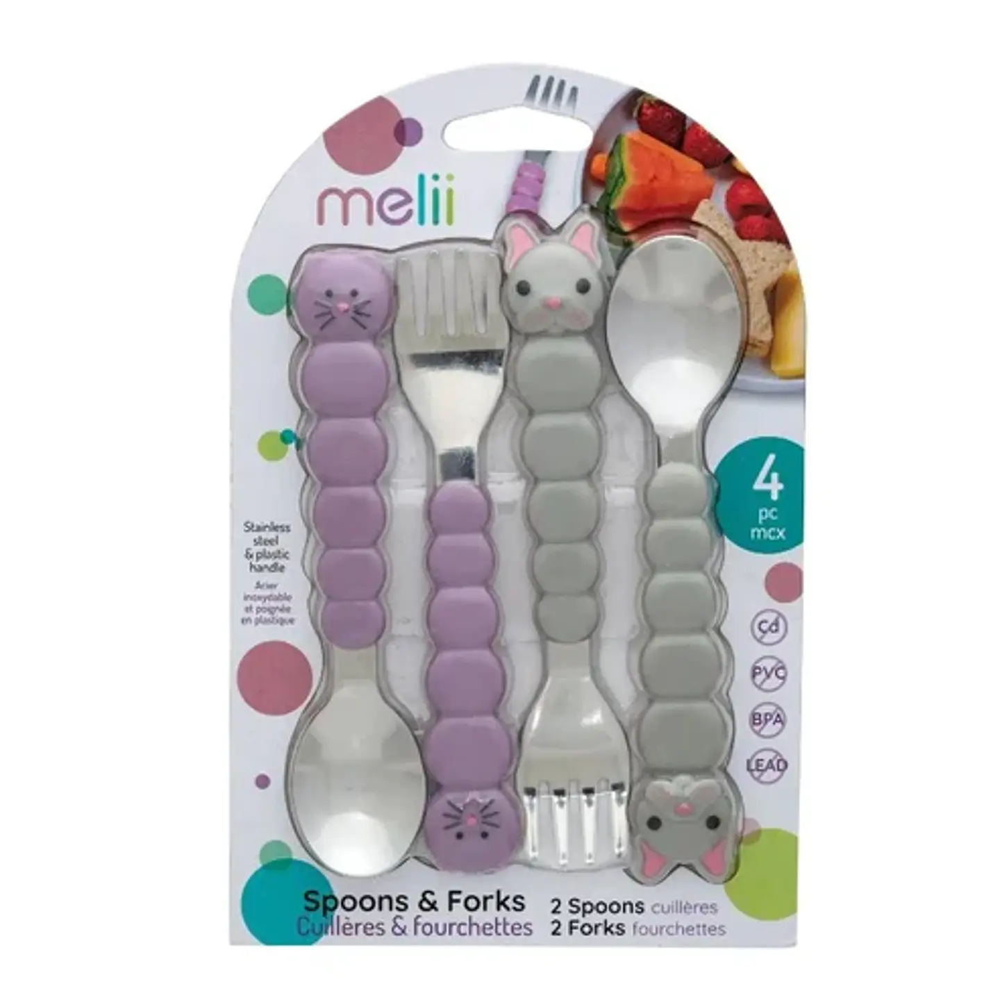Set de 4 Cubiertos Infantiles  4