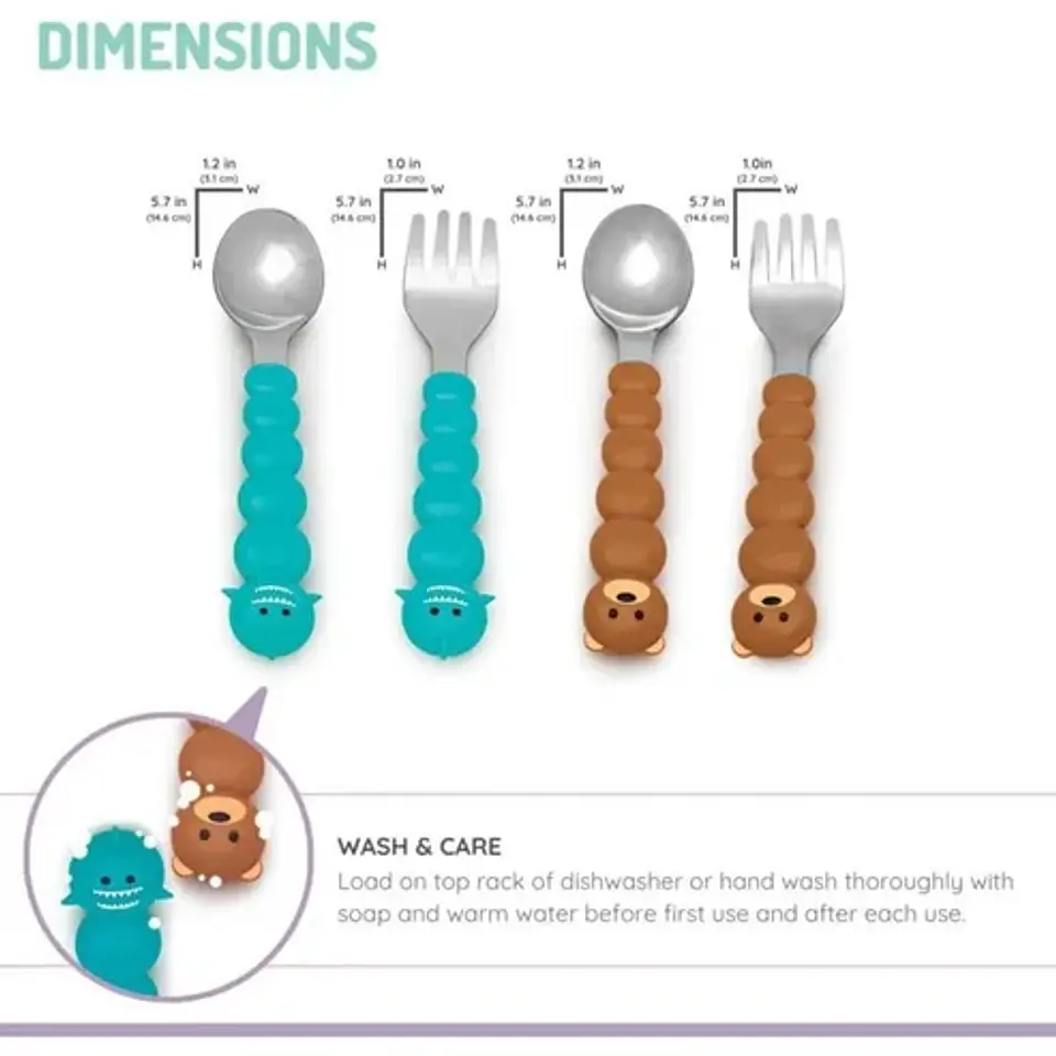 Set de 4 Cubiertos Infantiles  3