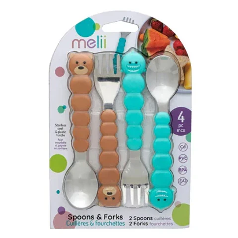 Set de 4 Cubiertos Infantiles 