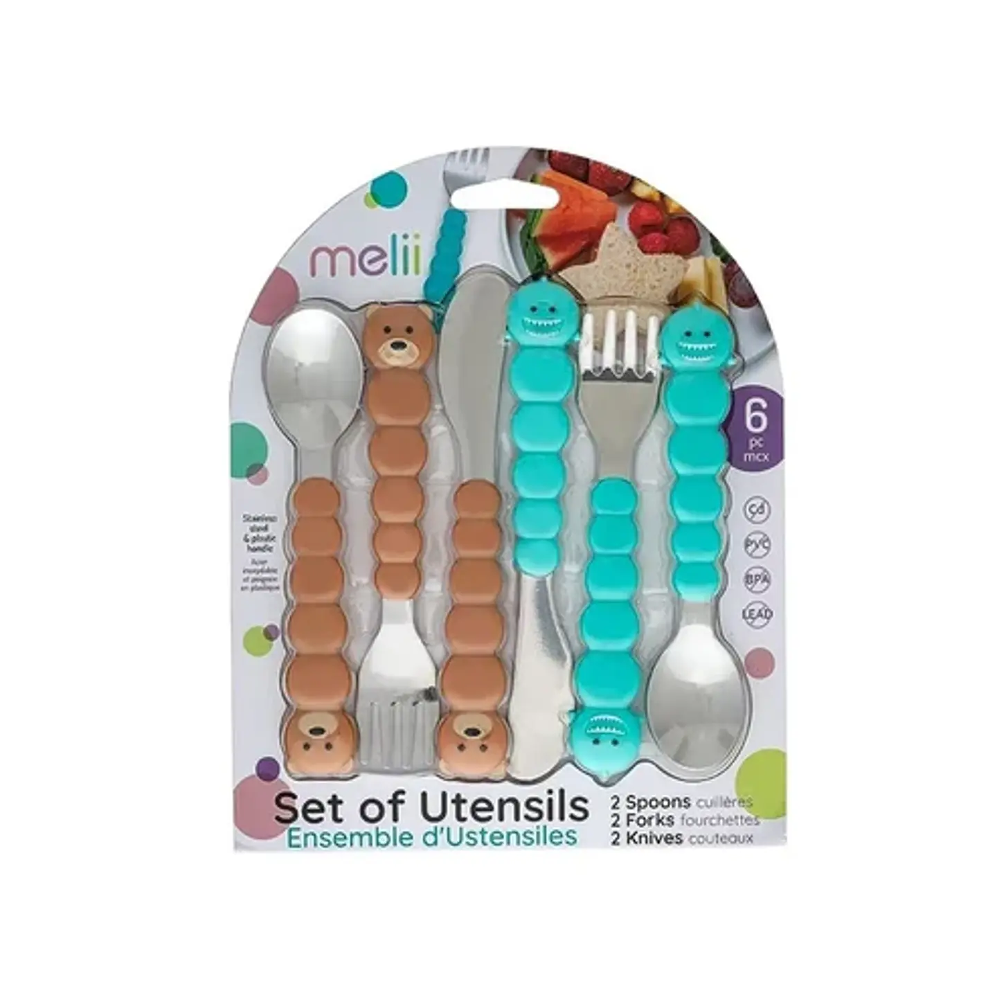 Set de 6 Cubiertos Infantiles 3