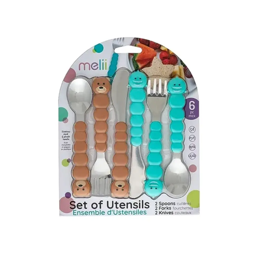 Set de 6 Cubiertos Infantiles 3
