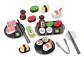 Set de Sushi Infantil - Baby Dominga - Miniatura 2