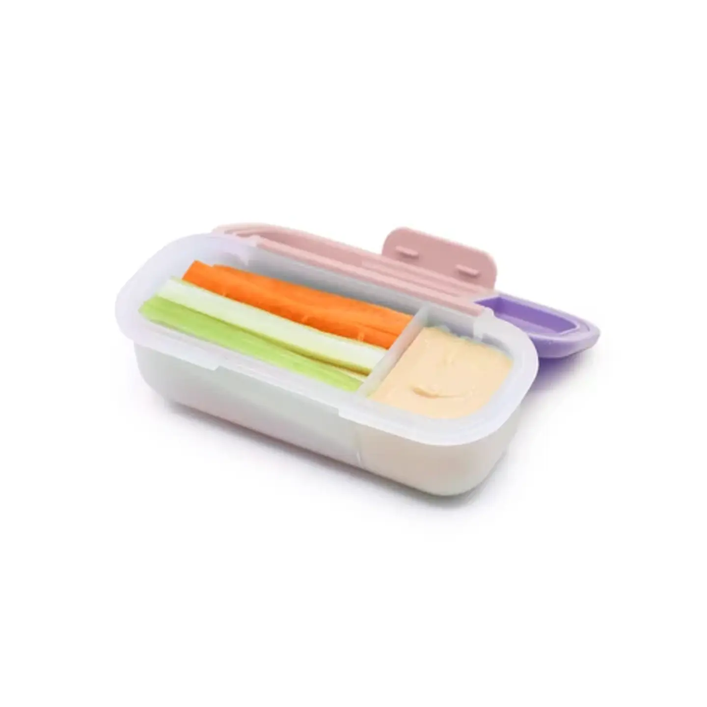 Contenedor Snack & Dip 4