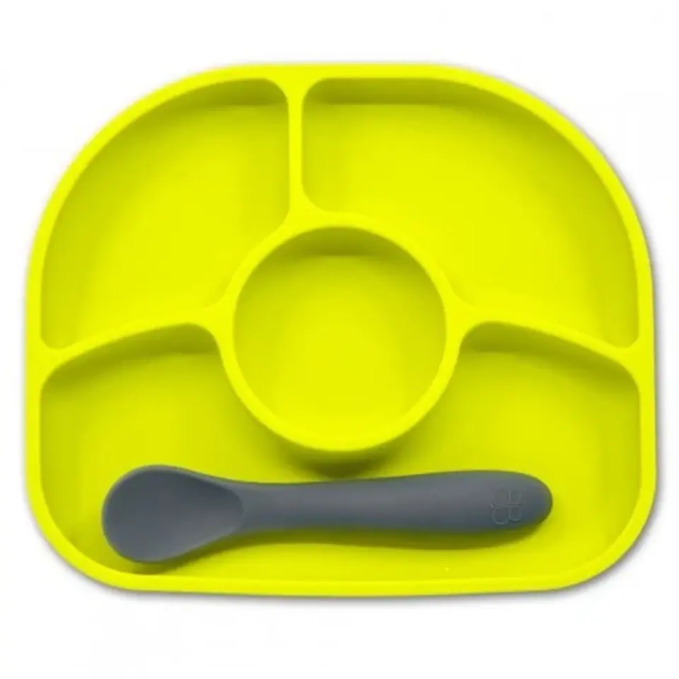 Plato Antiderrame de Silicona con Cuchara Yumi 1