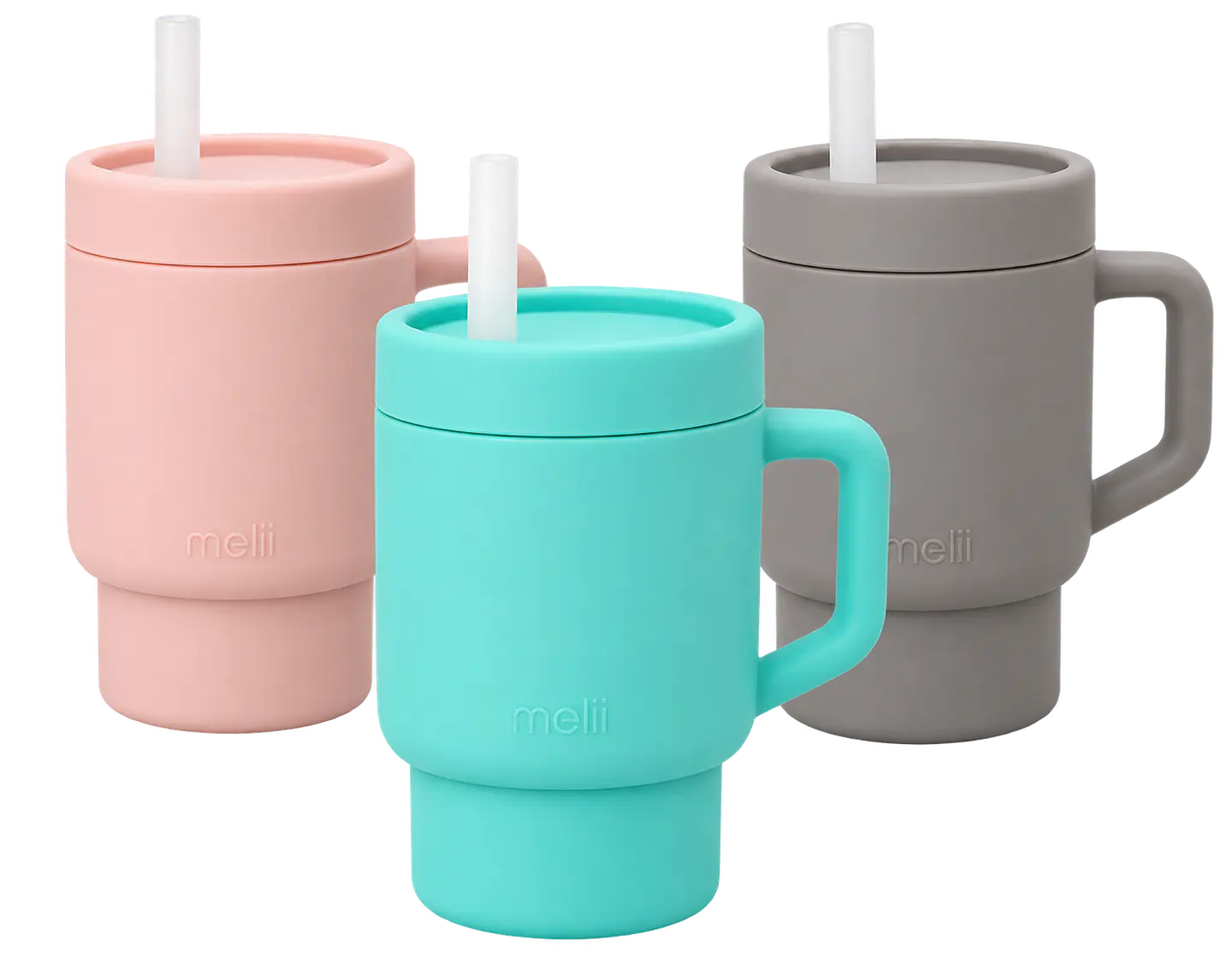 Vaso de Silicona Con Bombilla 1