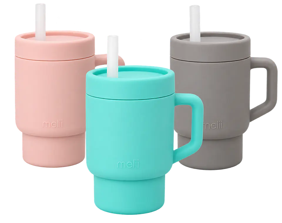 Vaso de Silicona Con Bombilla 1