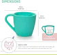 Taza de Silicona Oso – Verde - Miniatura 3