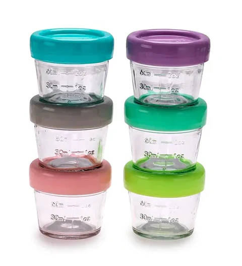 Pack de Contenedores de Vidrio 118 ml 