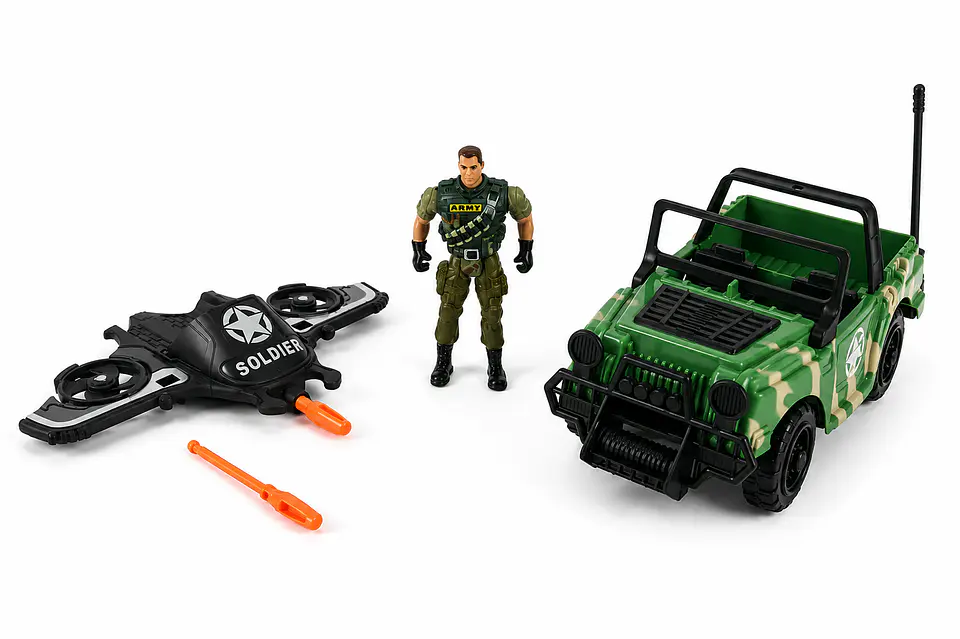 Auto Militar con Lanzaproyectiles 2