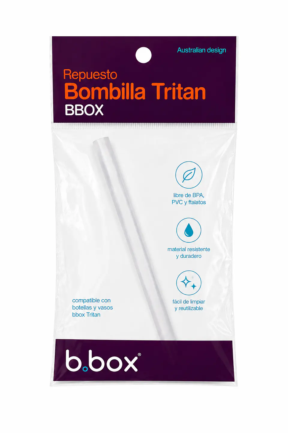 Repuesto Bombilla para Botella Tritan - Bbox 1