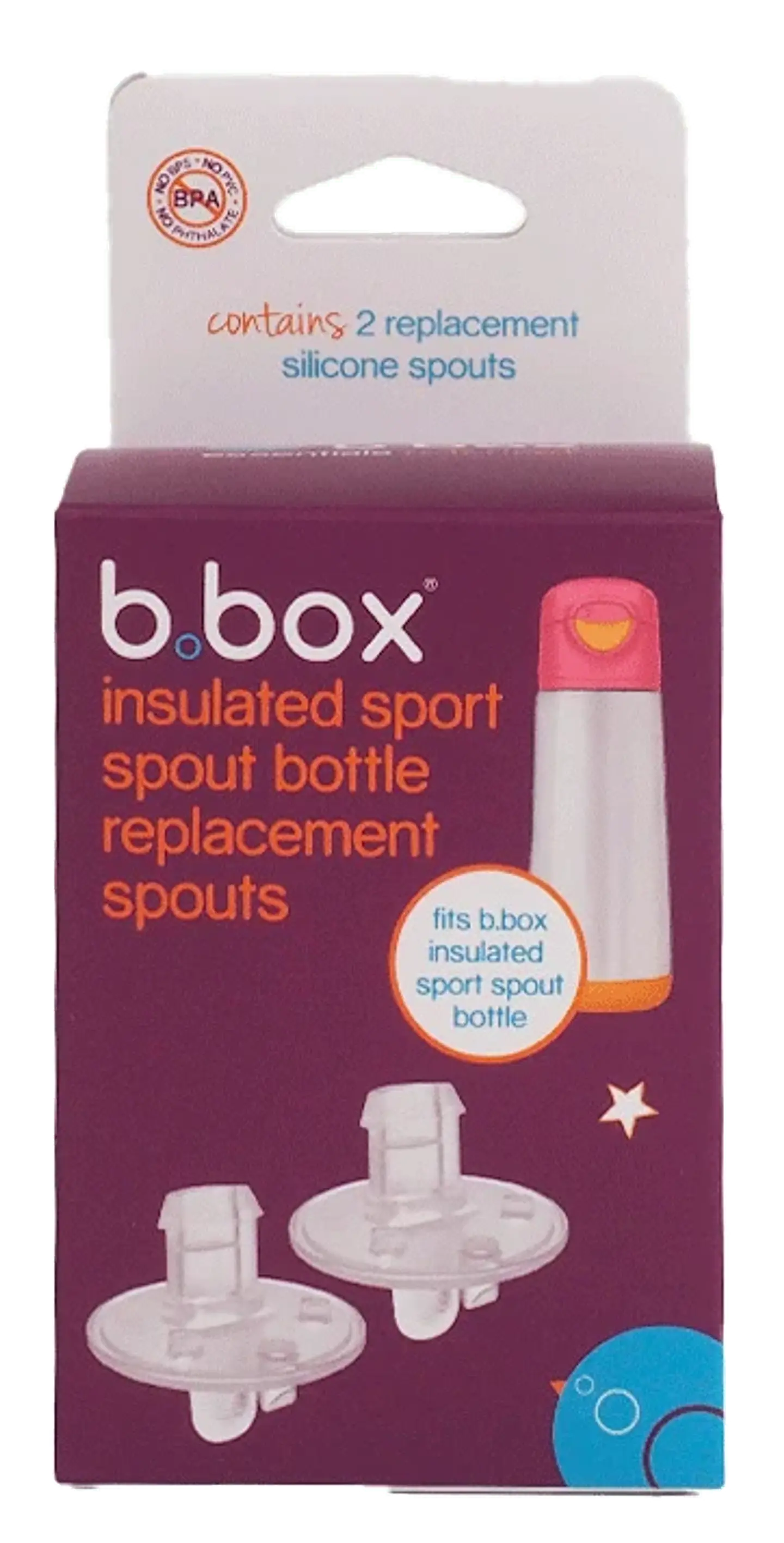 Repuesto Boquilla Botella Sport Spout 2 unidades - Bbox 1