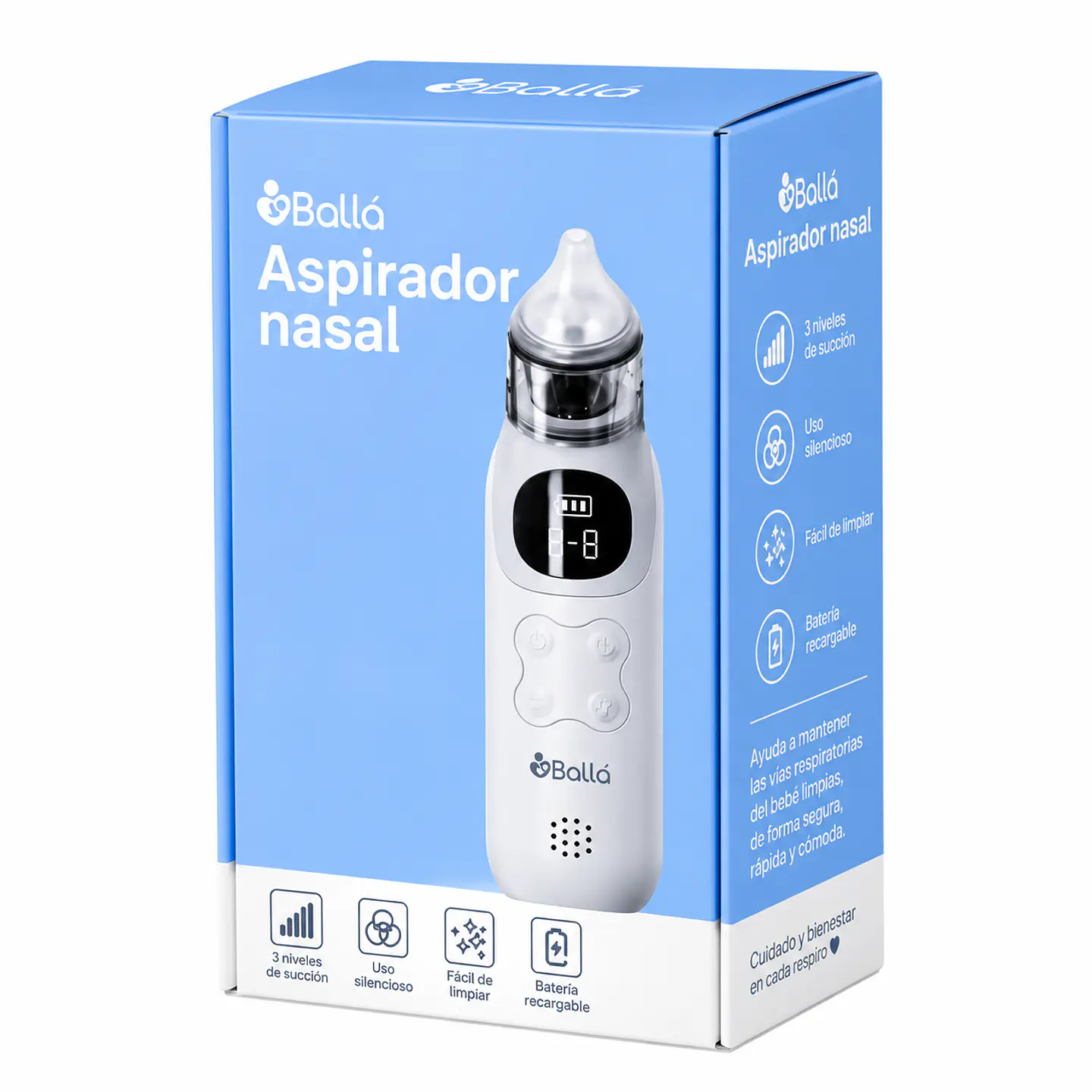 Aspirador Nasal Eléctrico 5 Niveles - Balia 1