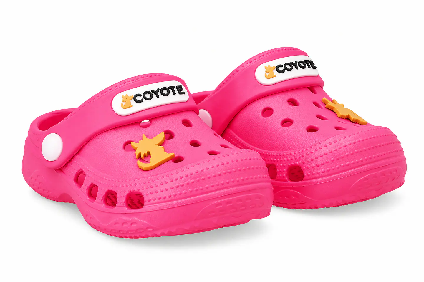 Zueco Infantil Fucsia - Coyote Kids  1