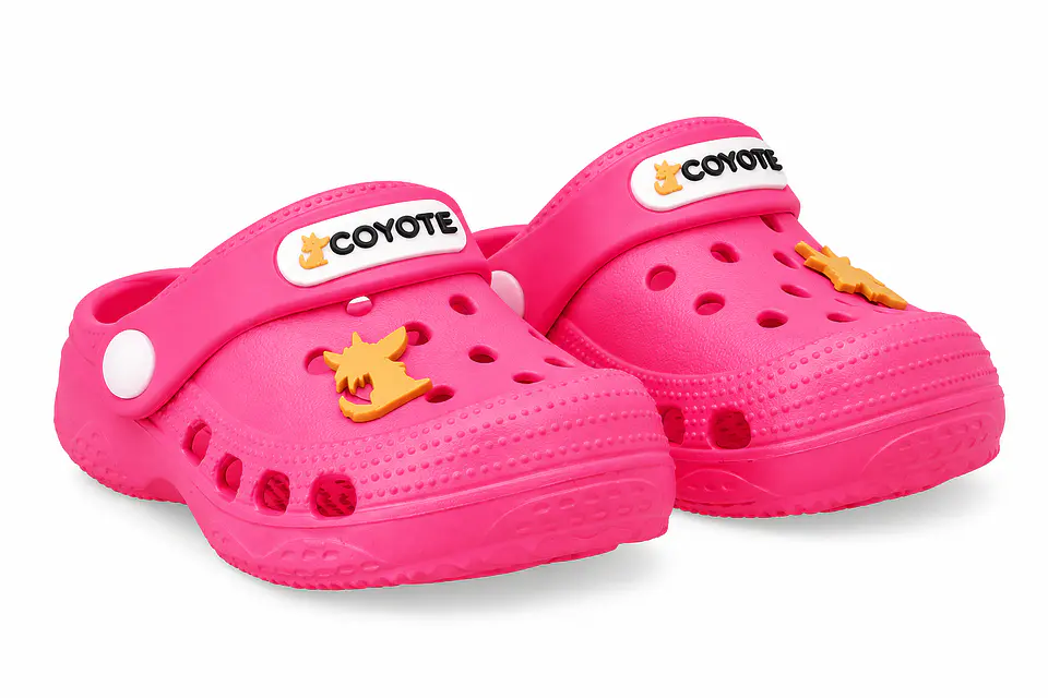 Zueco Infantil Fucsia - Coyote Kids  1
