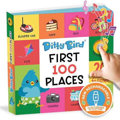 Libro Interactivo Musical First 100 Place - Ditty Bird