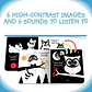 Libro Interactivo Musical Black & White Animals - Ditty Bird - Miniatura 4