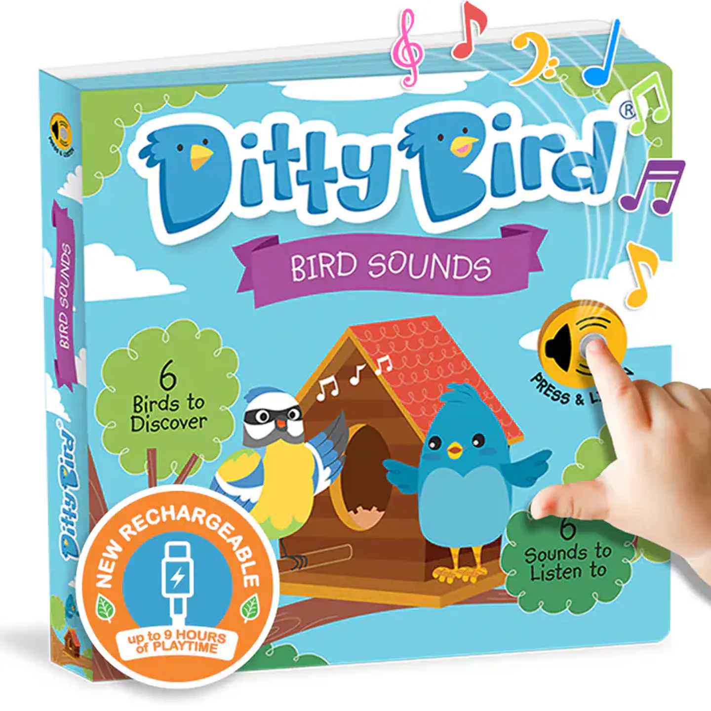 Libro Interactivo Musical Bird Songs - Ditty Bird 1