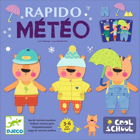 Juego de Cartas Rápido Méteo - Djeco