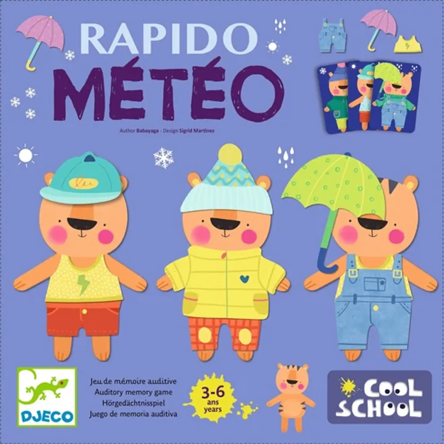 Juego de Cartas Rápido Méteo - Djeco 1