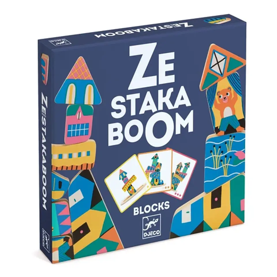 Juego de Construcción Ze Stakaboom - Djeco 1
