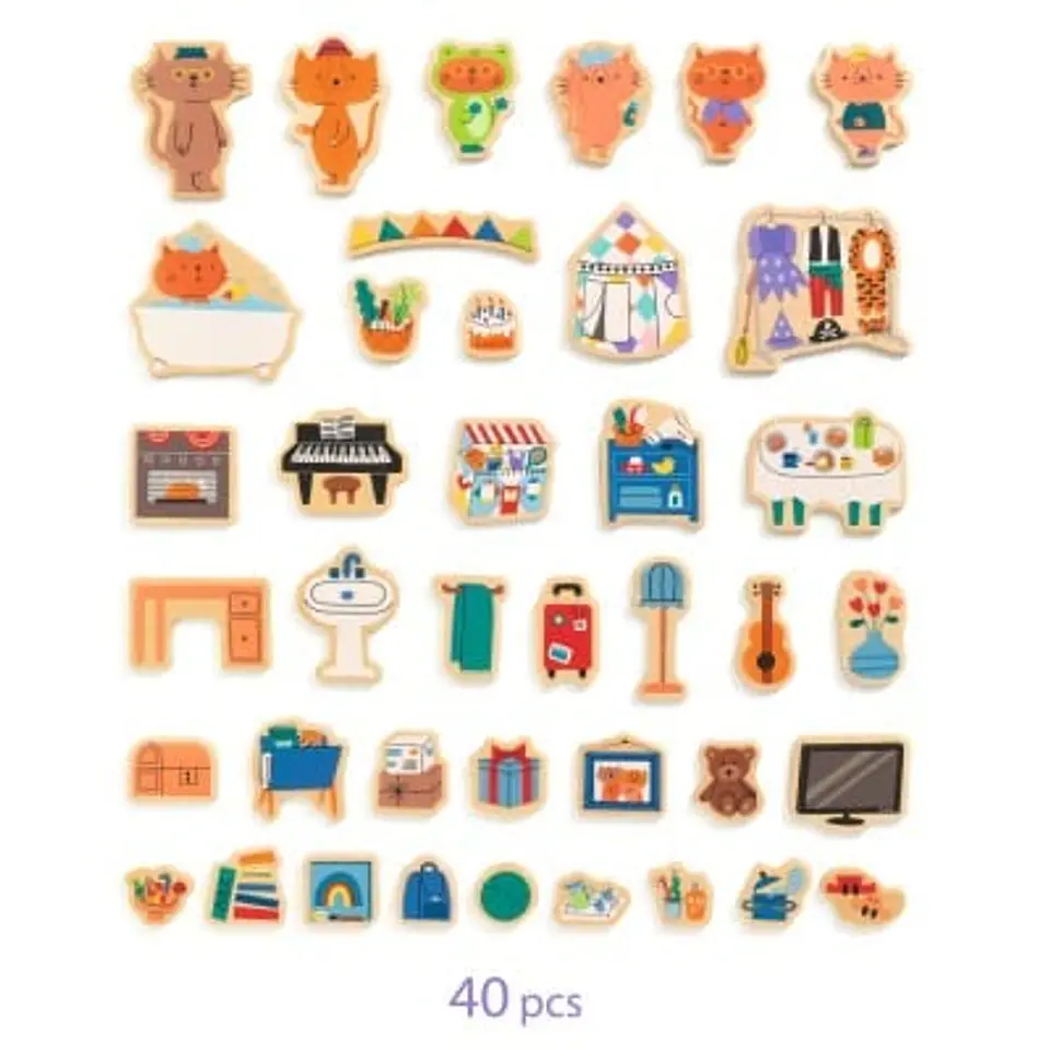 Juego Magnético InzeHouse - Djeco  4