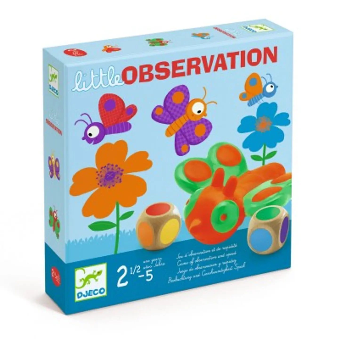  Juego Mariposas Little Observation - Djeco 1