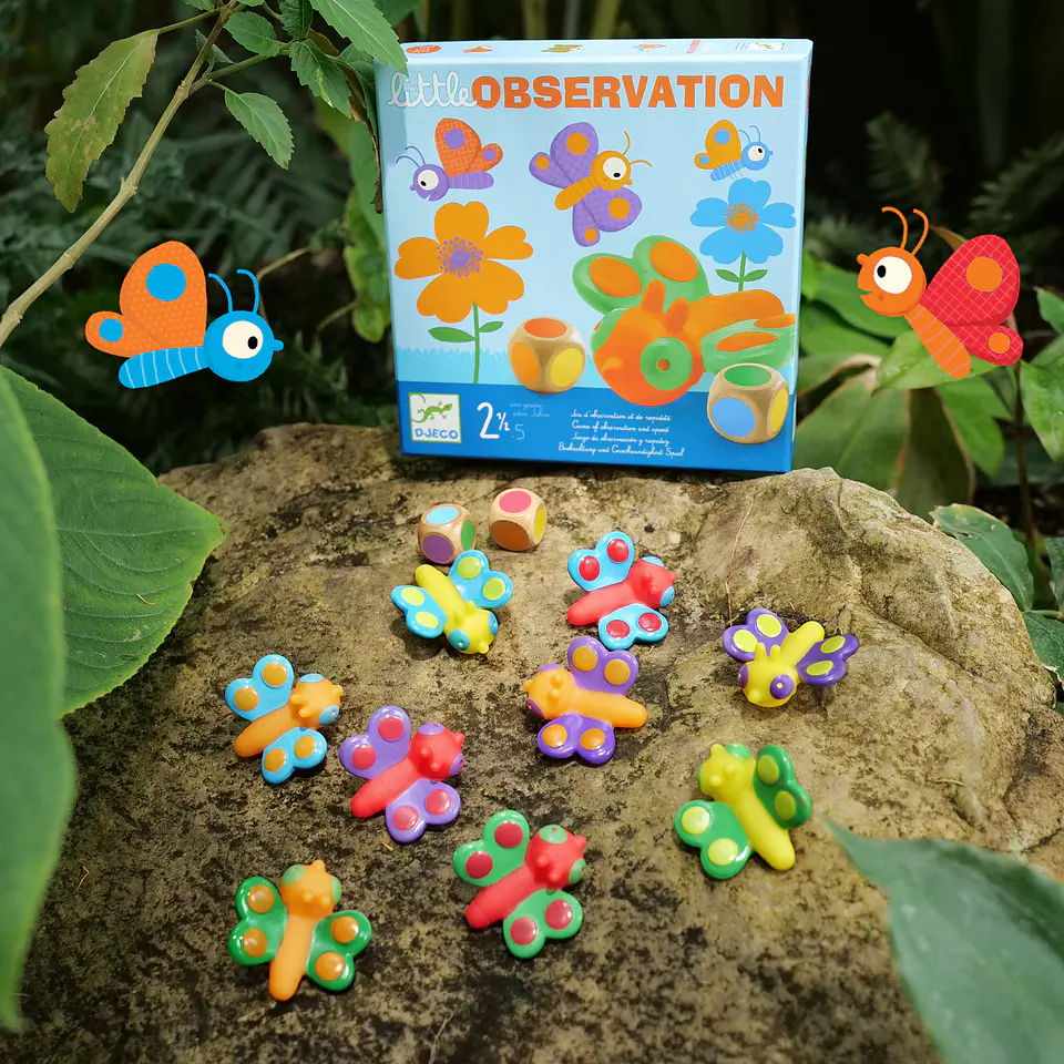  Juego Mariposas Little Observation - Djeco 5