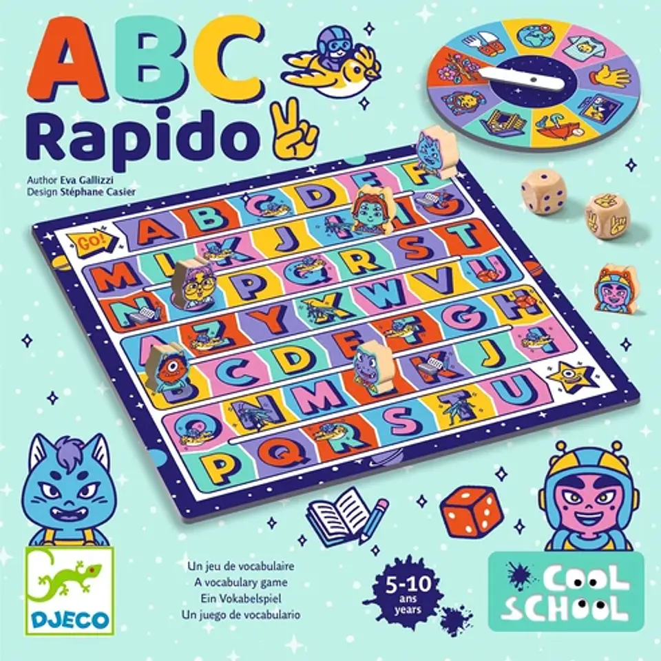 Juego de Mesa ABC Rápido - Djeco 3