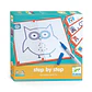 Juego de Dibujo Step by Step - Djeco - Miniatura 1