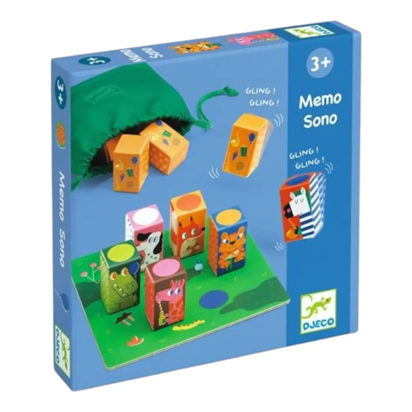 Juego de Memoria Sonoro Memo Sono - Djeco 1