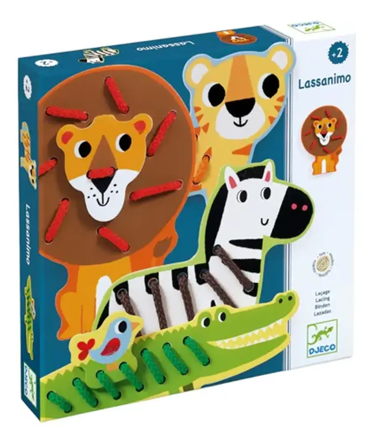 Juego Enlace de Cordones Lassinimo - Djeco 1