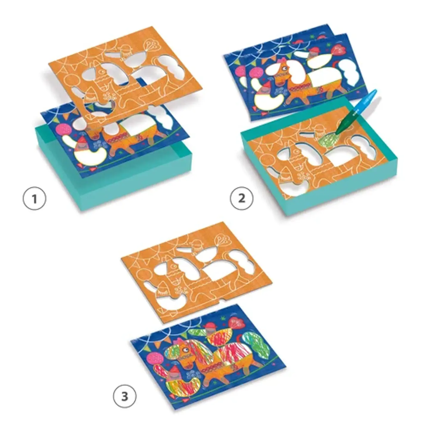 Caja de Arte Color Step - Djeco 4